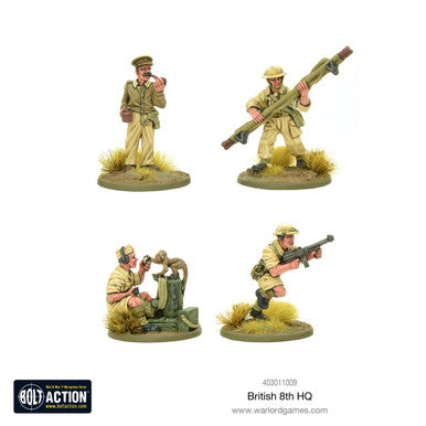 Bolt Action: 8th Army HQ Team