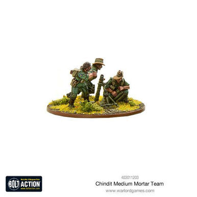 Bolt Action: Chindit Medium Mortar team
