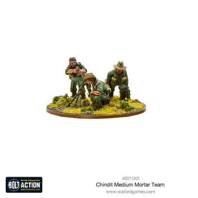 Bolt Action: Chindit Medium Mortar team