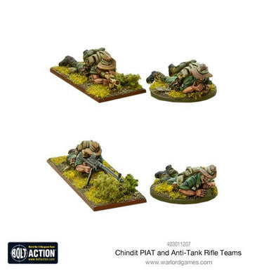 Bolt Action: Chindit PIAT and anti-tank rifle teams