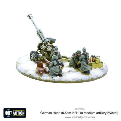 Bolt Action: German Heer 10.5cm leFH 18 medium artillery (Winter)
