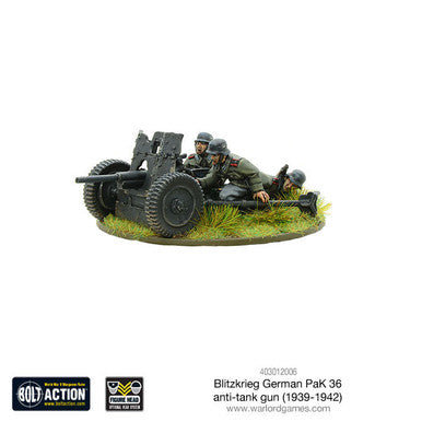 Bolt Action: Blitzkrieg German Pak 36 anti-tank gun