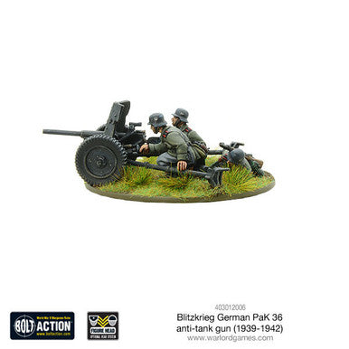 Bolt Action: Blitzkrieg German Pak 36 anti-tank gun