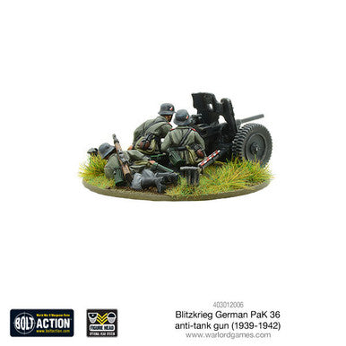 Bolt Action: Blitzkrieg German Pak 36 anti-tank gun
