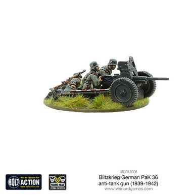 Bolt Action: Blitzkrieg German Pak 36 anti-tank gun