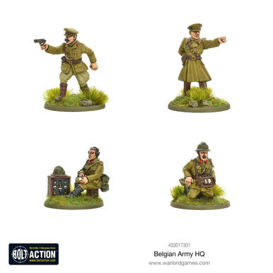 Bolt Action: Belgian Army HQ