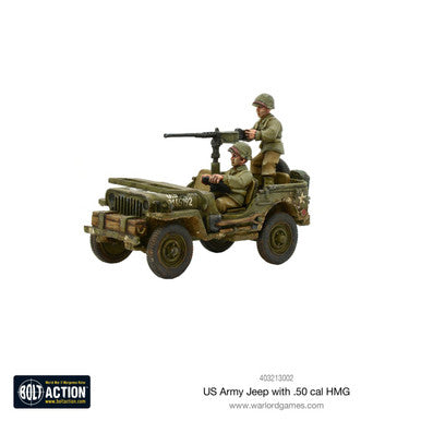 Bolt Action: US Jeep with 50 Cal HMG