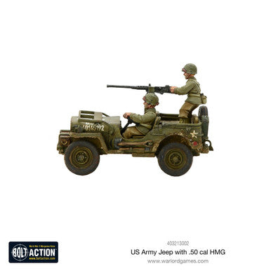 Bolt Action: US Jeep with 50 Cal HMG