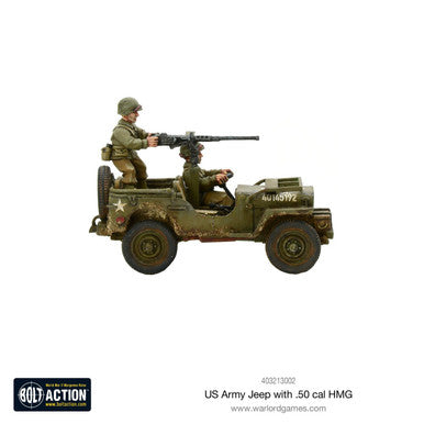 Bolt Action: US Jeep with 50 Cal HMG