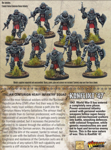 Konflikt '47 Italian Centurion Heavy Infantry Squad