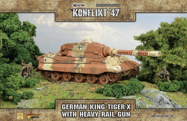 Konflikt '47 German King Tiger-X  with Heavy Rail Gun