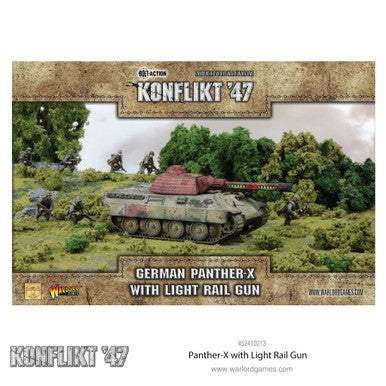 Konflikt '47 German Panther-X with Light Rail Gun