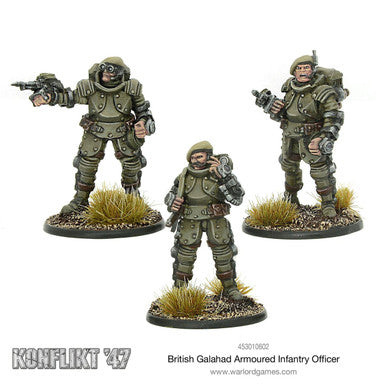 Konflikt '47 British Galahad Armoured Infantry Officers
