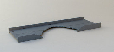 10" Straight Roadway Section, Bombed, 4 Lane - 10MROAD110-1