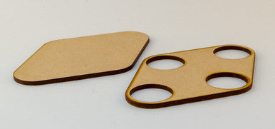 Movement Tray for 1" (25mm) Bases - BAtray4a