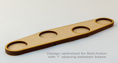 Movement Tray for 1" (25mm) Bases - BAtray4b
