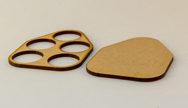 Movement Tray for 1" (25mm) Bases - BAtray5