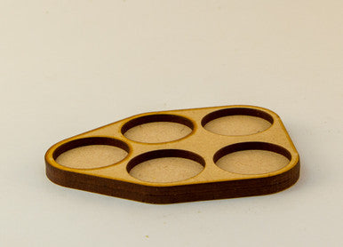 Movement Tray for 1" (25mm) Bases - BAtray5