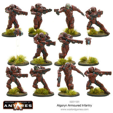 Algoryn Armored Infantry Plastic Box Set