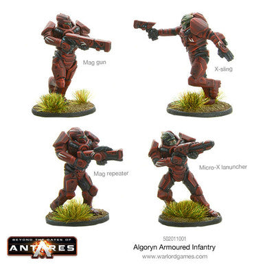 Algoryn Armored Infantry Plastic Box Set