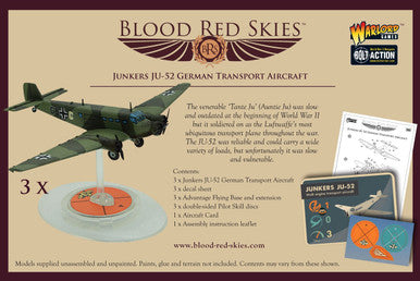 Blood Red Skies: German Junkers JU-52
