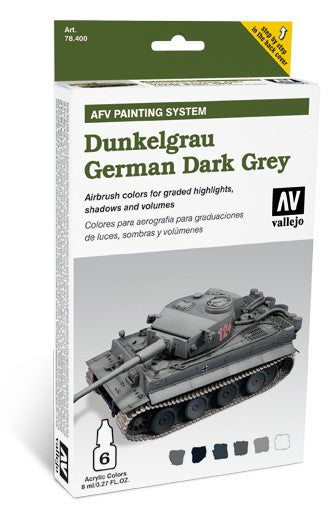 Model Air Set: AFV System: German Dark Grey (6) (8 ml)