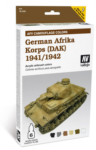 Model Air Set: AFV System Camouflage Colors German Afrika Korps (DAK) 1941-1942