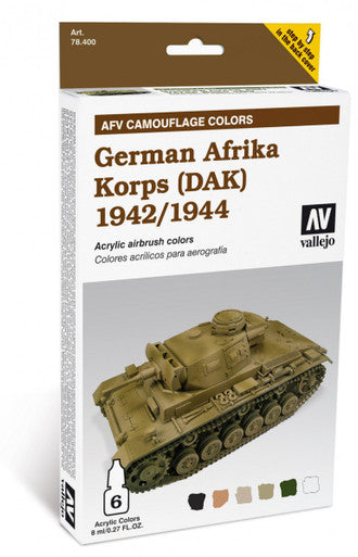 Model Air Set: AFV System Camouflage Colors German Afrika Korps (DAK) 1942-1944