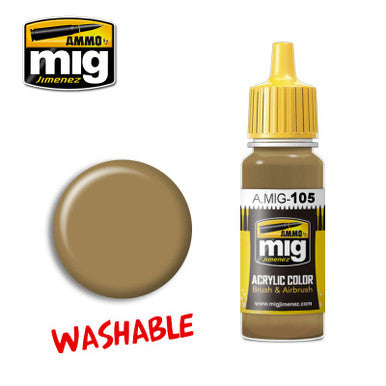 AMMO: Acrylic - Washable Dust (RAL 8000)