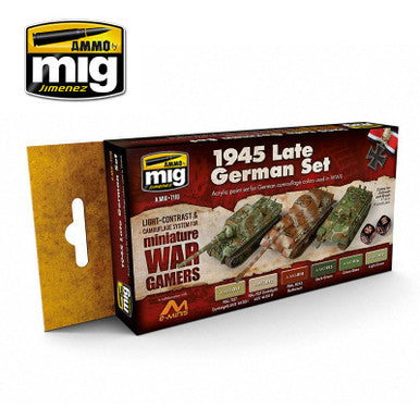Wargame 1945 Late German Set