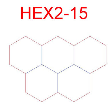 Hex Bases, Array of Five Hexes - (2