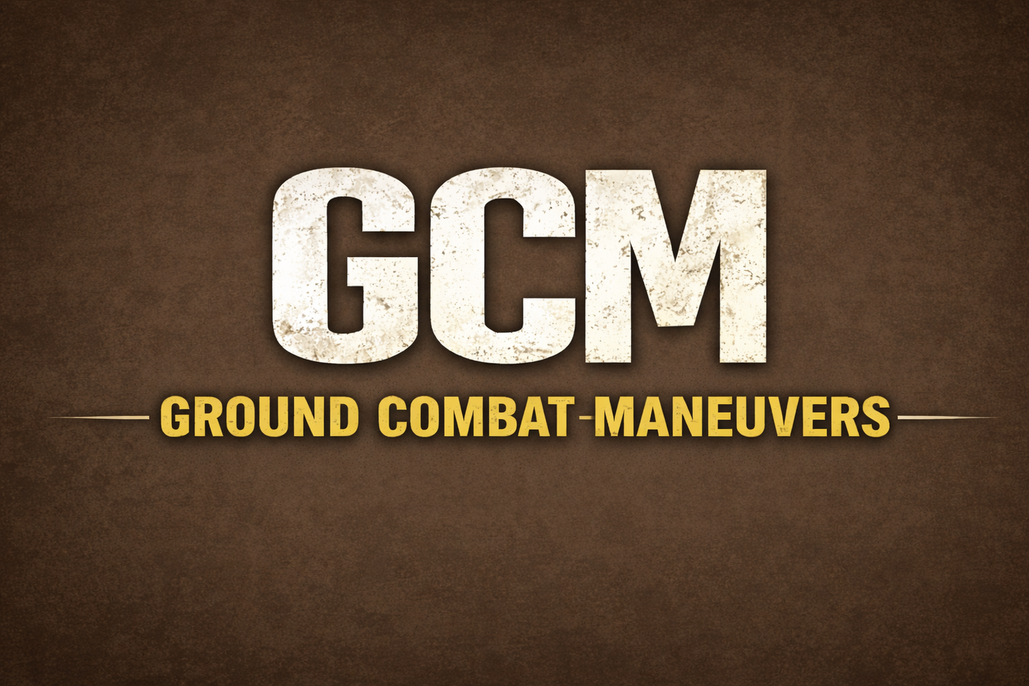 GCM - Ground Combat Maneuvers V 1.01