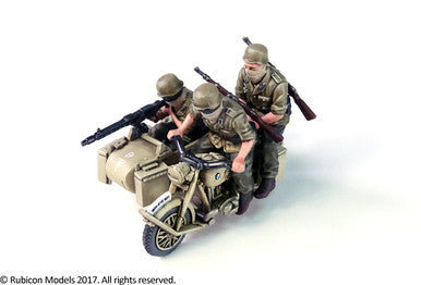 German Motorcycle R75 with Sidecar (DAK) (1:56th scale / 28mm)