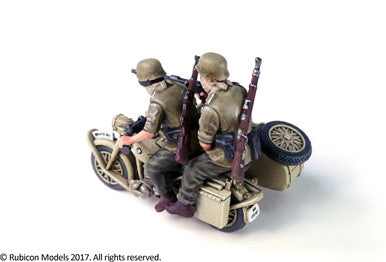 German Motorcycle R75 with Sidecar (DAK) (1:56th scale / 28mm)