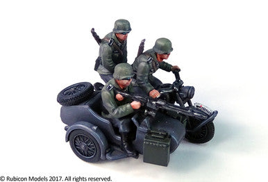 German Motorcycle R75 with Sidecar (ETO) (1:56th scale / 28mm)