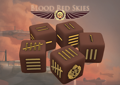 Blood Red Skies: British Blood Red Skies Dice