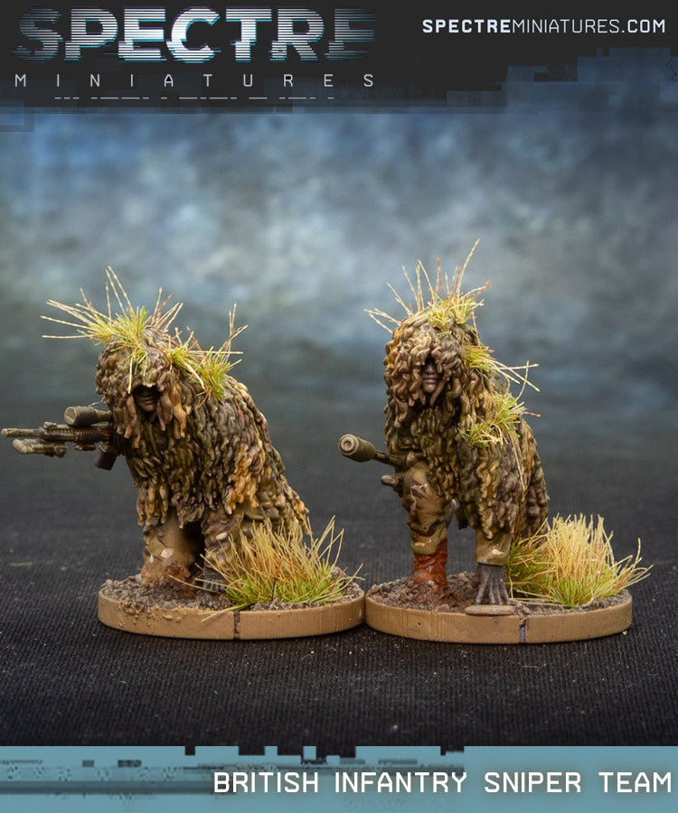British Infantry Sniper Team