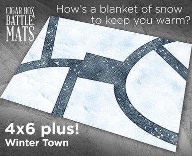 Battle Mat - Winter Town (Frostgrave)