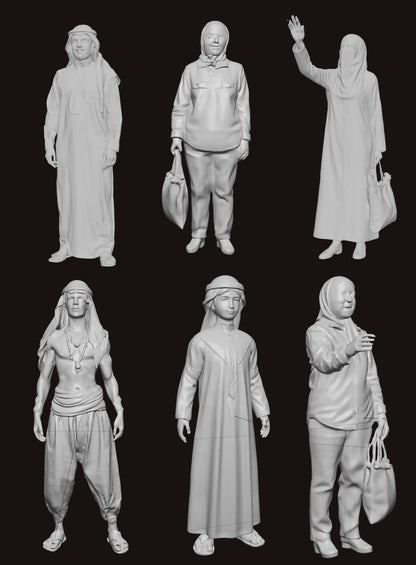 MENA Civilians - 28mm (SLA002)