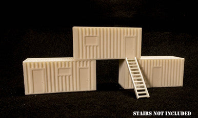 15mm Temporary Office / Habitats (3 per set) - 15MSCE031