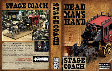 DEAD MAN'S HAND Stage Coach Set