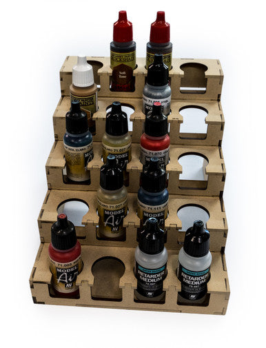 Paint Rack - 26mm "Half" for Vallejo and Army Painter Droppers