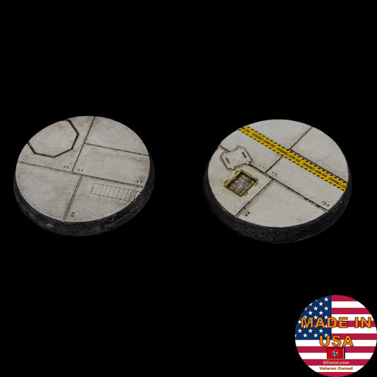 Sci-Fi Ship Interior Tapered Bases, 30mm (7/pk)