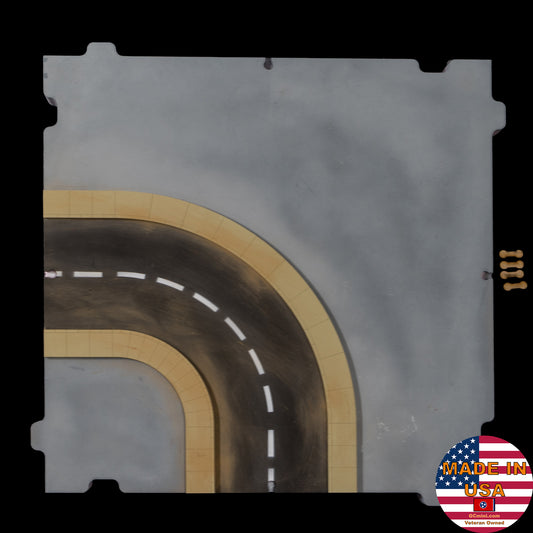 28mm Terrain Block - 90 Degree Corner