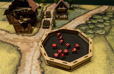 Dice Tray: 8 Inch Octagon