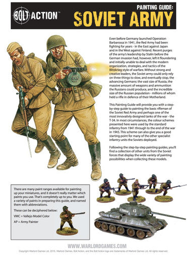Bolt Action: Soviet Painting Guide (Download)