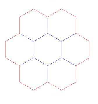 Hex Bases, "Circle of 7" - (4")