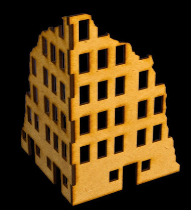 Ruined City Building 1 (MDF) - 15MMDF001
