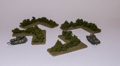 Hedge Row 90 Degree Corners (4 pcs) - 285HEDG04