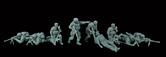 Modern US HQ and Support - 28mm (SLA010)